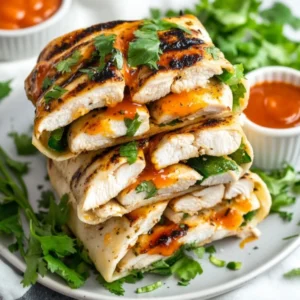 grilled chicken wrap