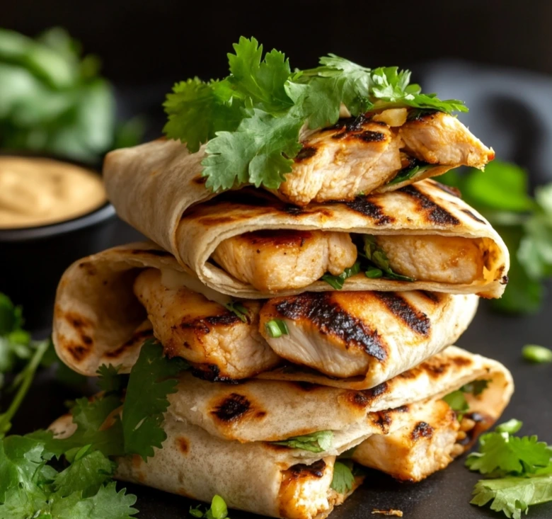 grilled chicken wrap