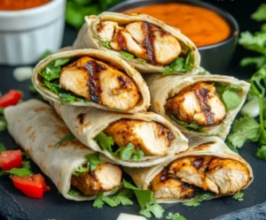 grilled chicken wrap