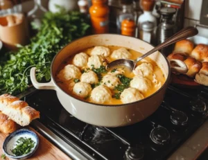 chicken dumpling soup