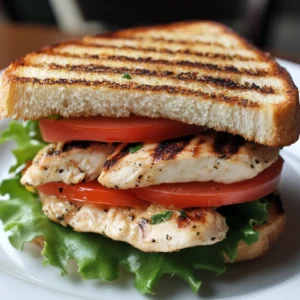 grilled chicken sandwich nutrition