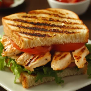 grilled chicken sandwich nutrition