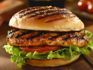 grilled chicken sandwich calories