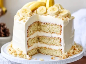 banana cream cake