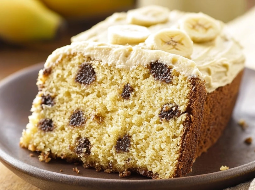 cake mix and bananas