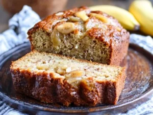 Banana bread with applesauce recipe