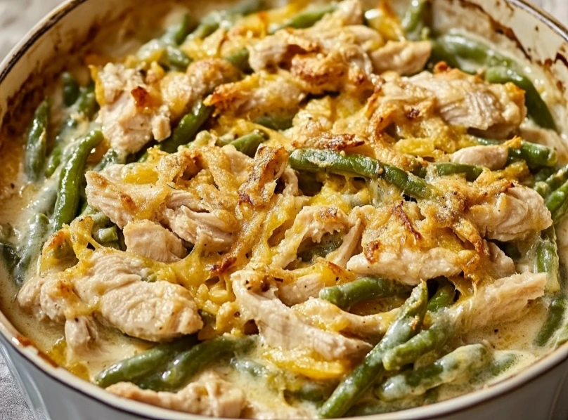 chicken and green bean casserole