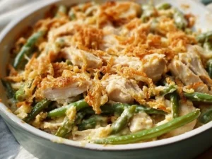 chicken and green bean casserole