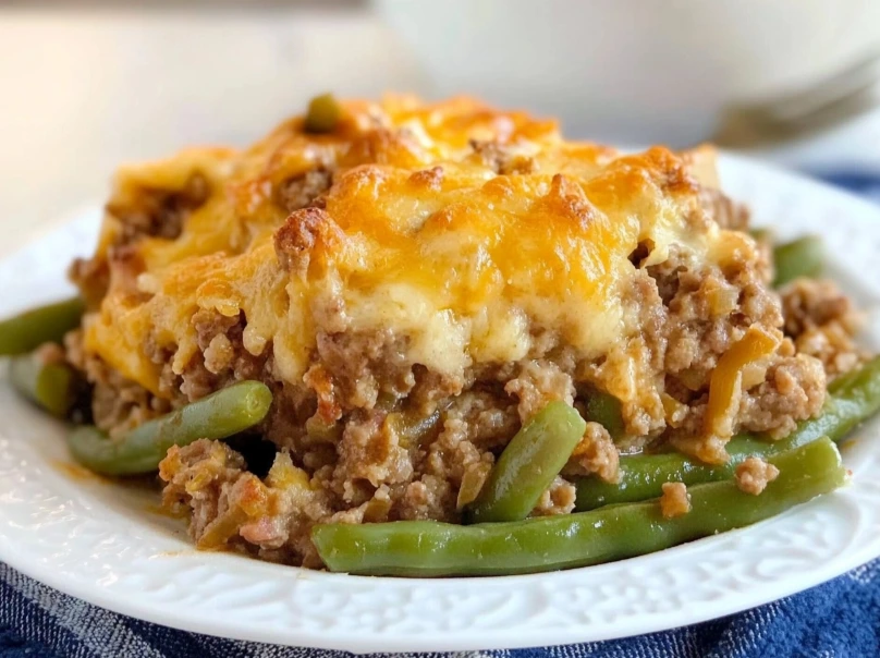 hamburger green bean casserole