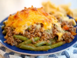 hamburger green bean casserole