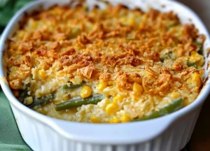 green bean and corn casserole