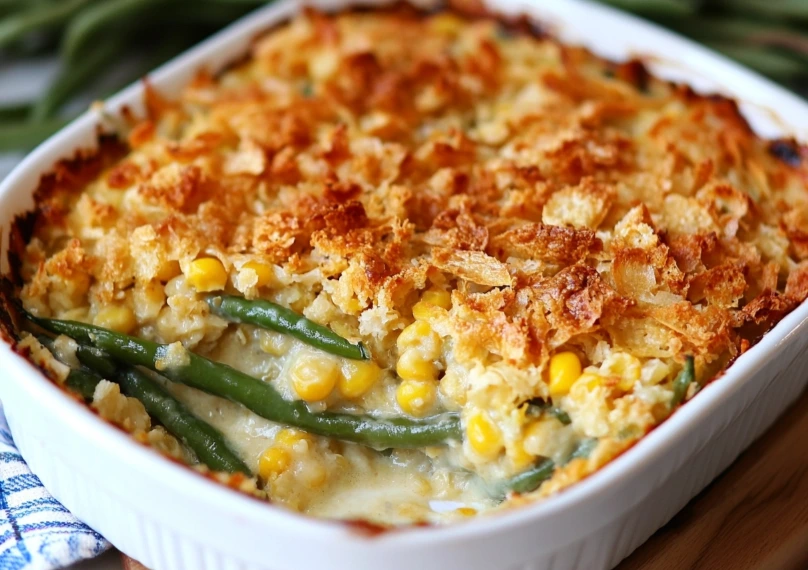 green bean and corn casserole