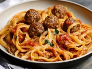 Meatball pasta