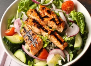 grilled salmon salad