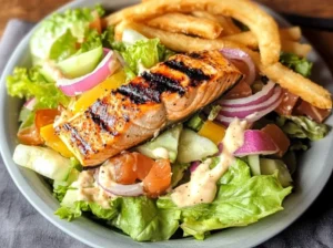 grilled salmon salad