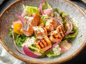 grilled salmon salad