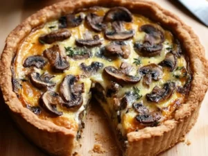 mushroom quiche recipe