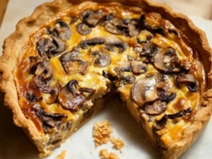 mushroom quiche recipe