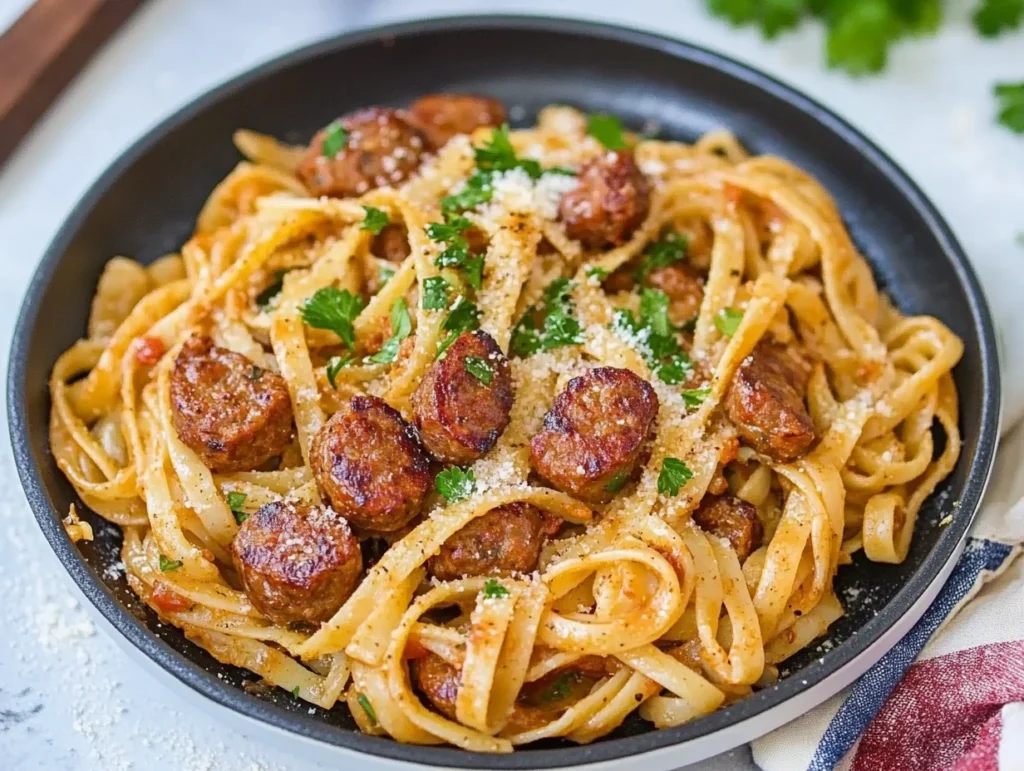 cajun sausage pasta