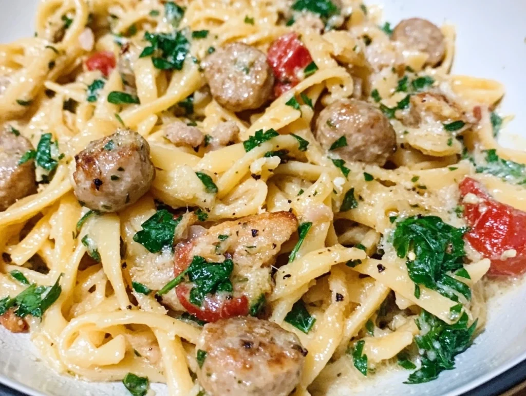 chicken sausage pasta