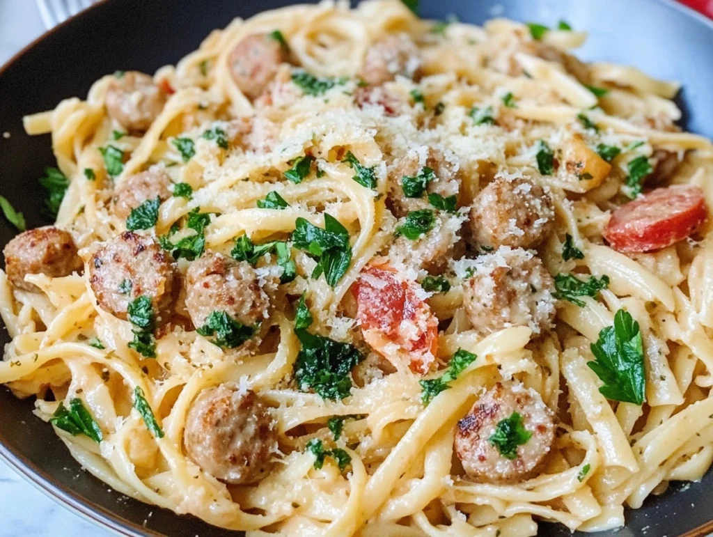 chicken sausage pasta