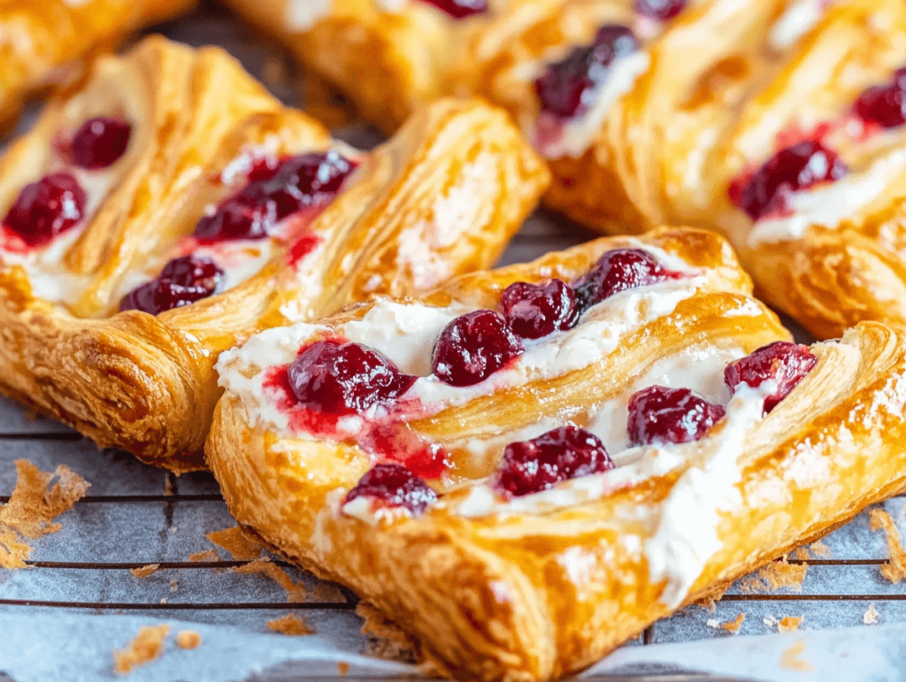 Cream Cheese and Cherry Danish