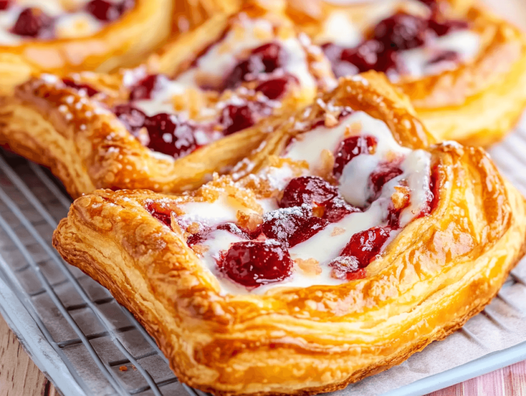 Cream Cheese and Cherry Danish