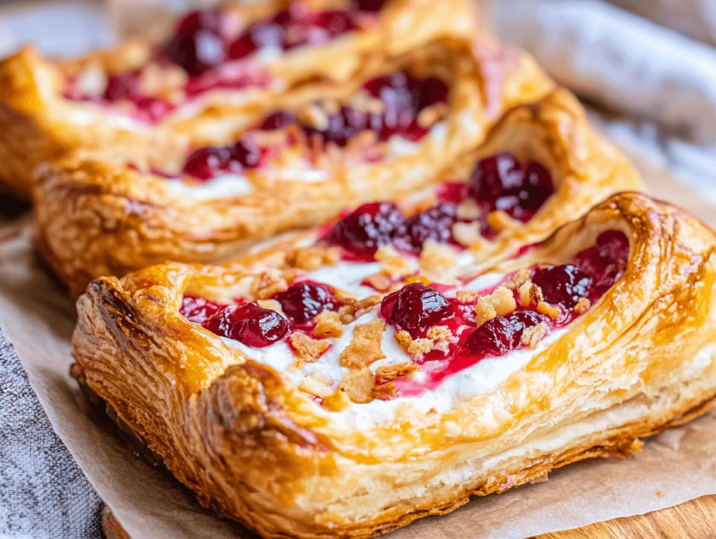 Cream Cheese and Cherry Danish