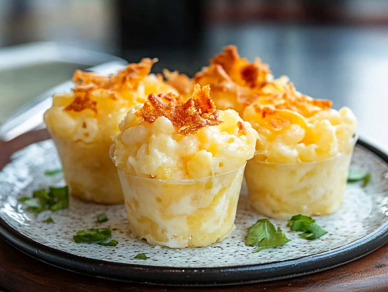 Macaroni and cheese cups