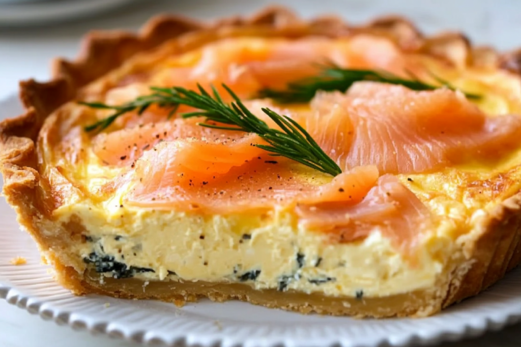 salmon quiche recipe