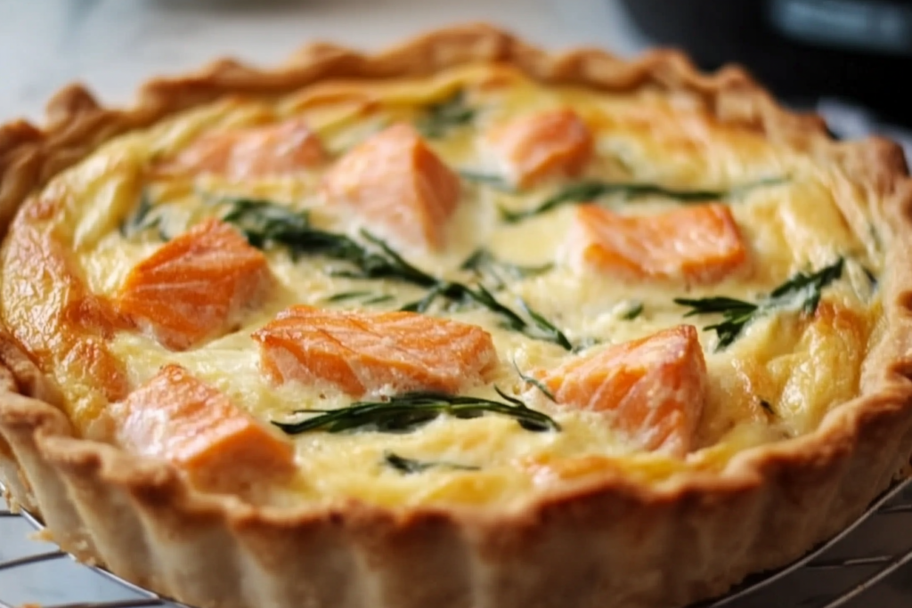 salmon quiche recipe