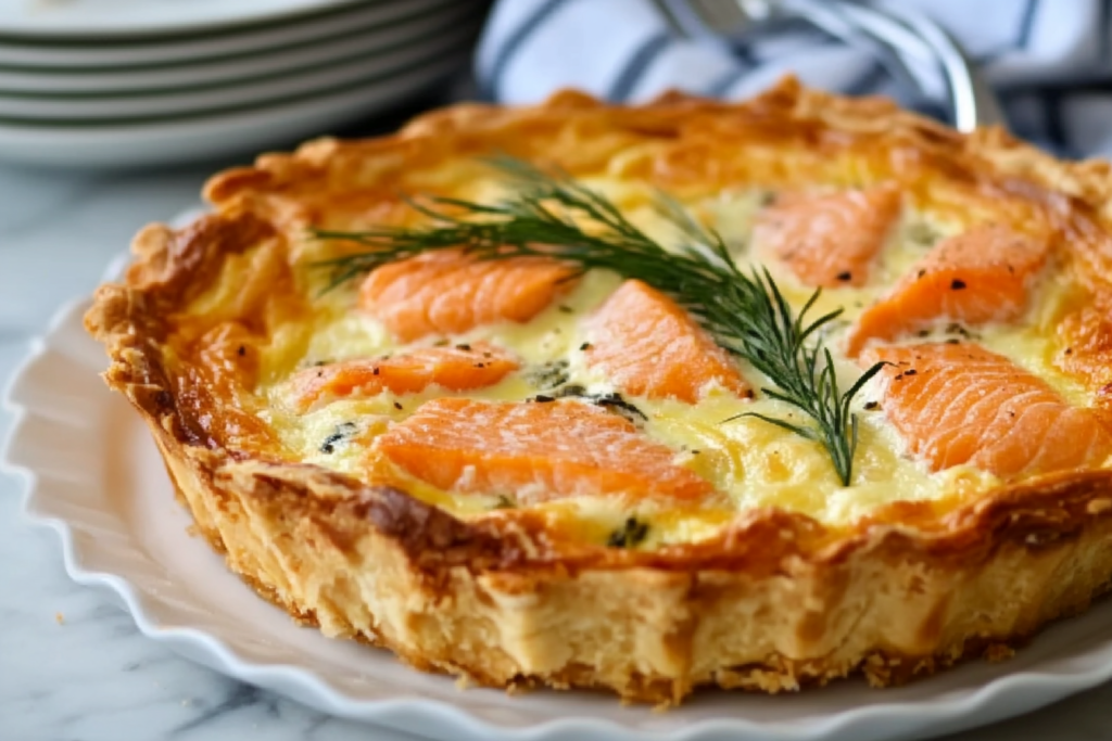 salmon quiche recipe