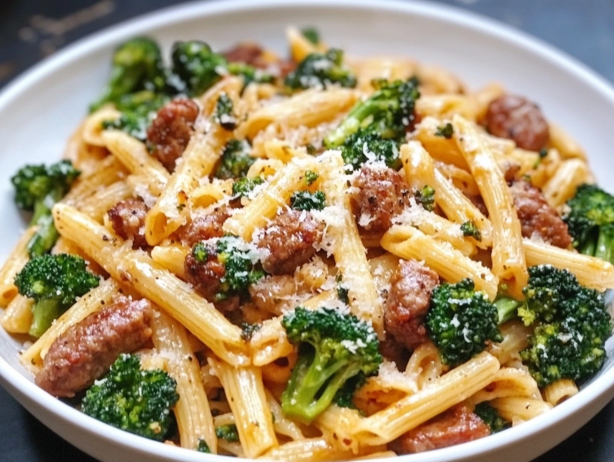 sausage broccoli pasta