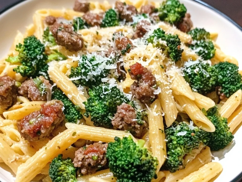 sausage broccoli pasta