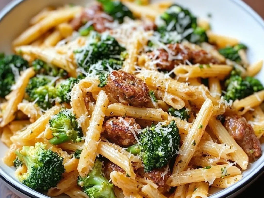 sausage broccoli pasta