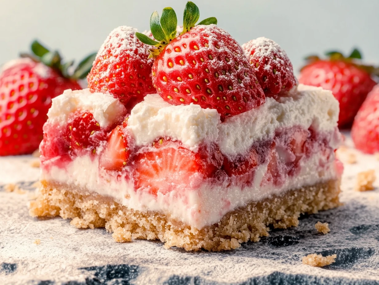 strawberry cheesecake bars