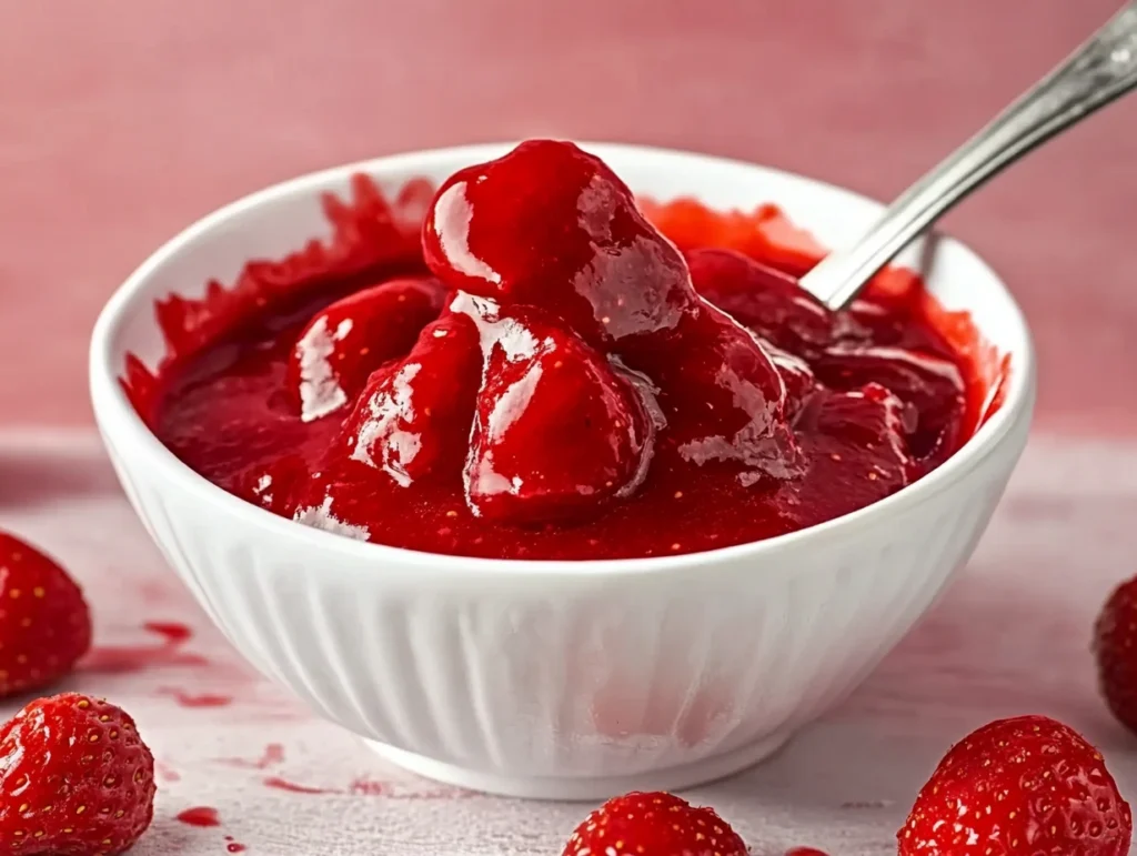 strawberry sauce for cheesecake