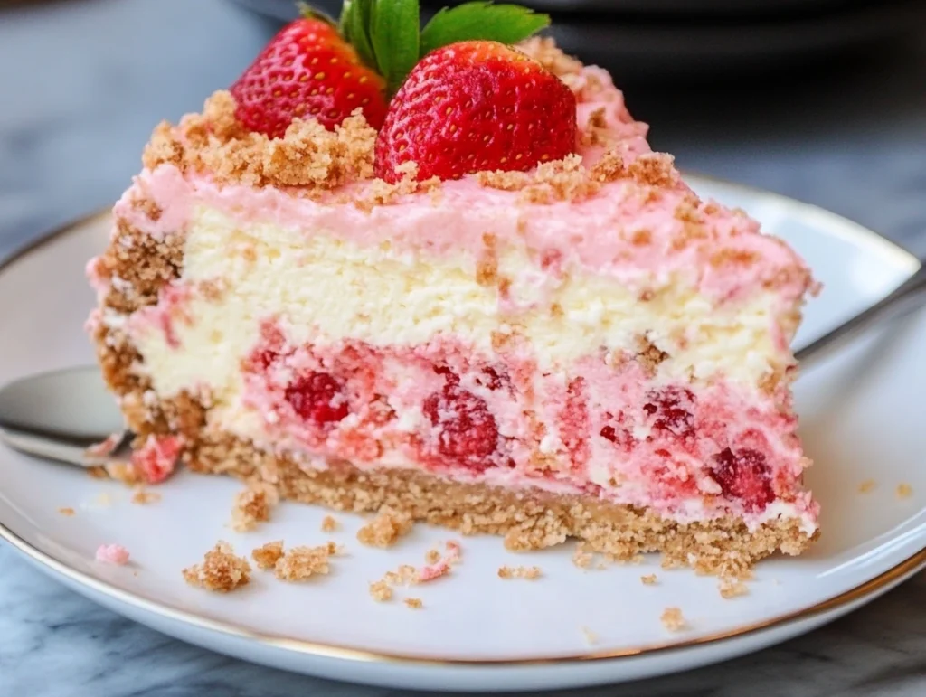 strawberry shortcake cheesecake