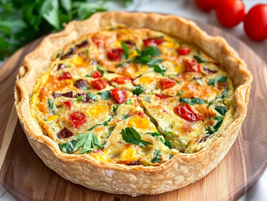 tortilla quiche bake recipe