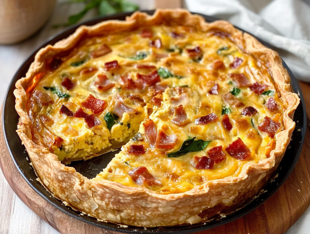 tortilla quiche bake recipe