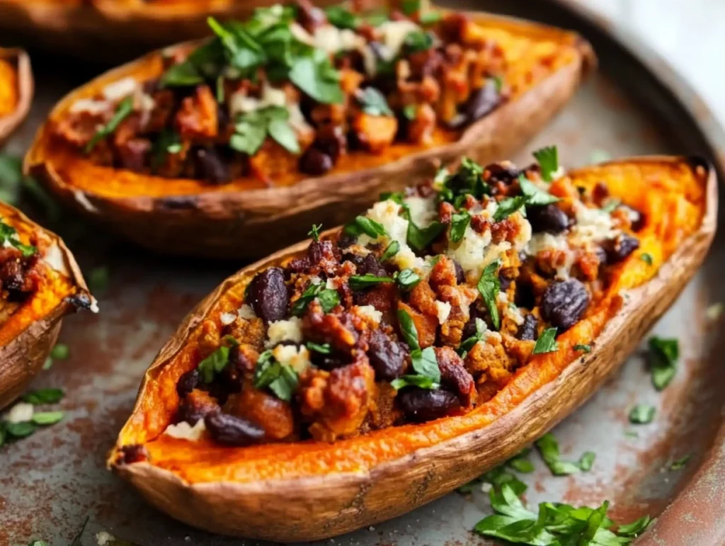 Vegan stuffed sweet potato recipes