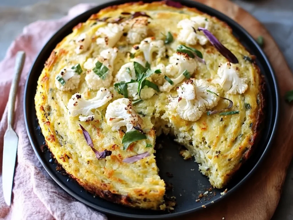 Cauliflower cake recipe