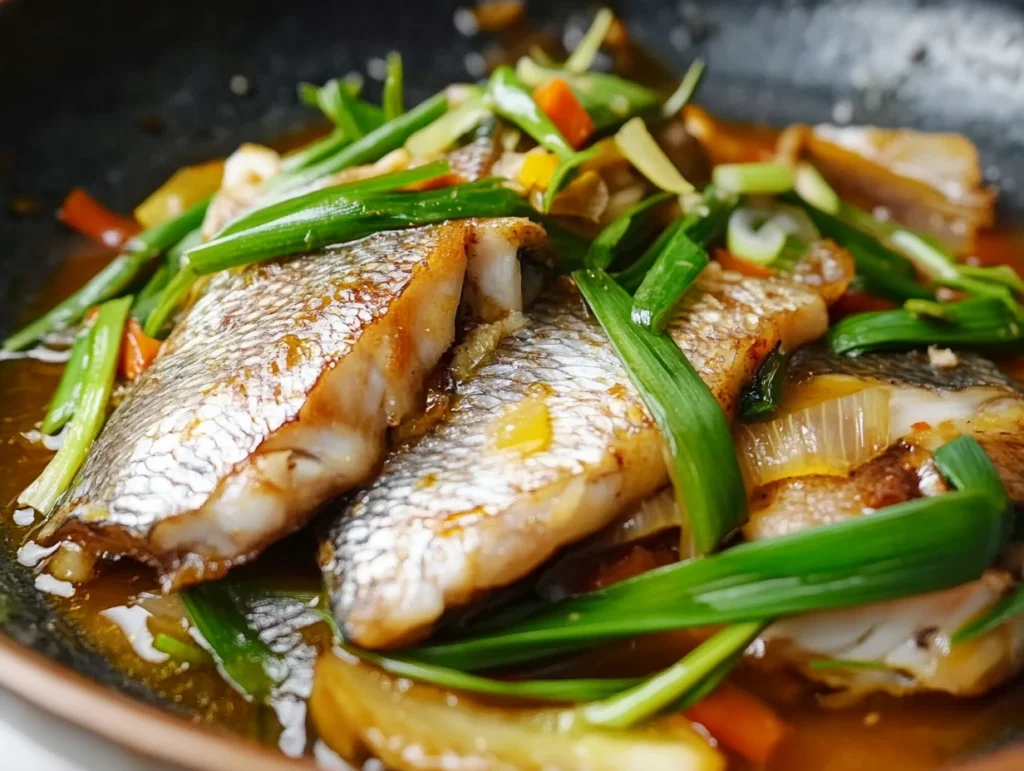 Chinese steamed fish recipe