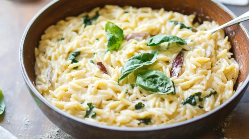 creamy orzo recipes