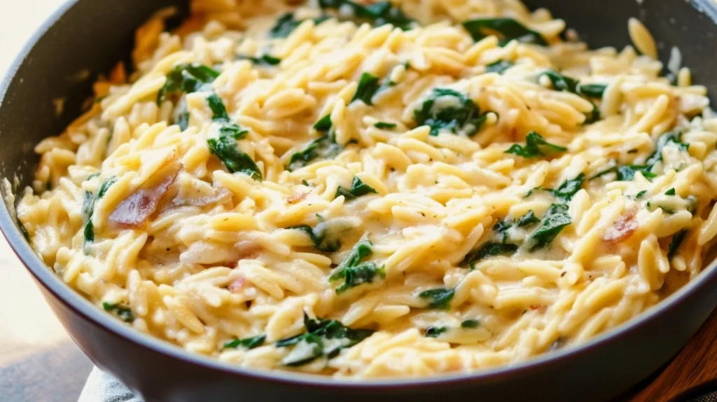 creamy orzo recipes