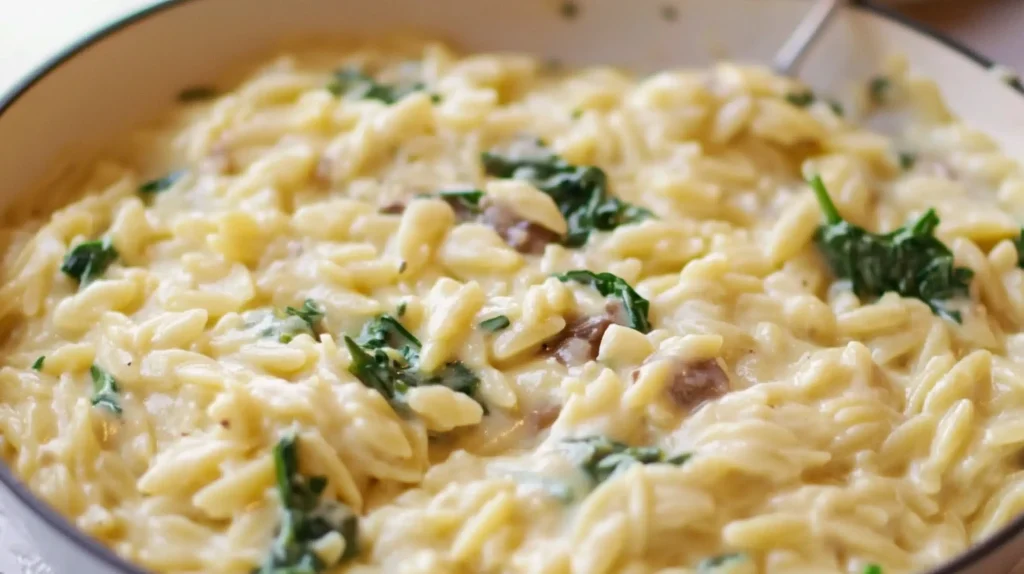 creamy orzo recipes