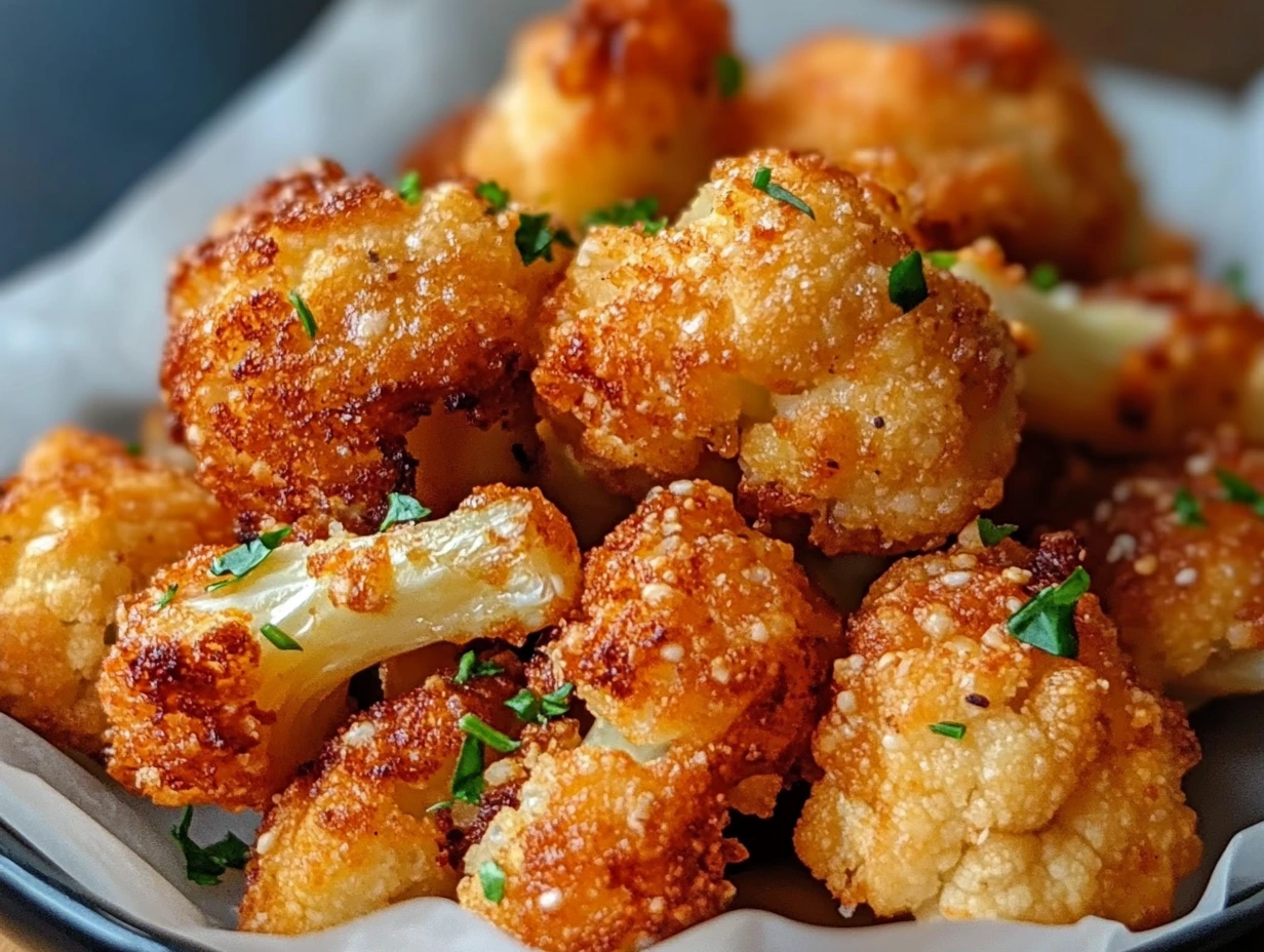 Crispy baked cauliflower