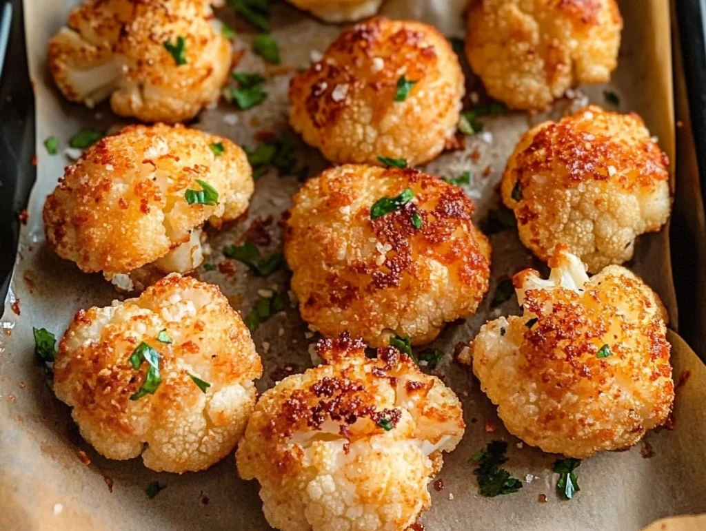 Crispy baked cauliflower