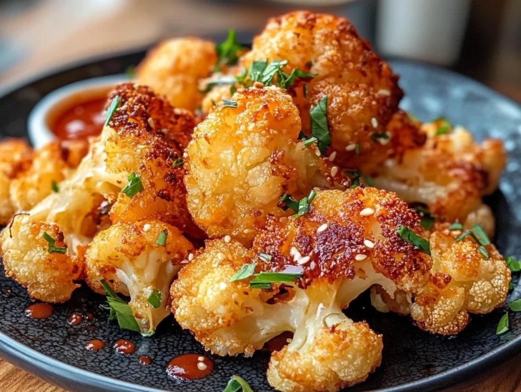 Crispy baked cauliflower