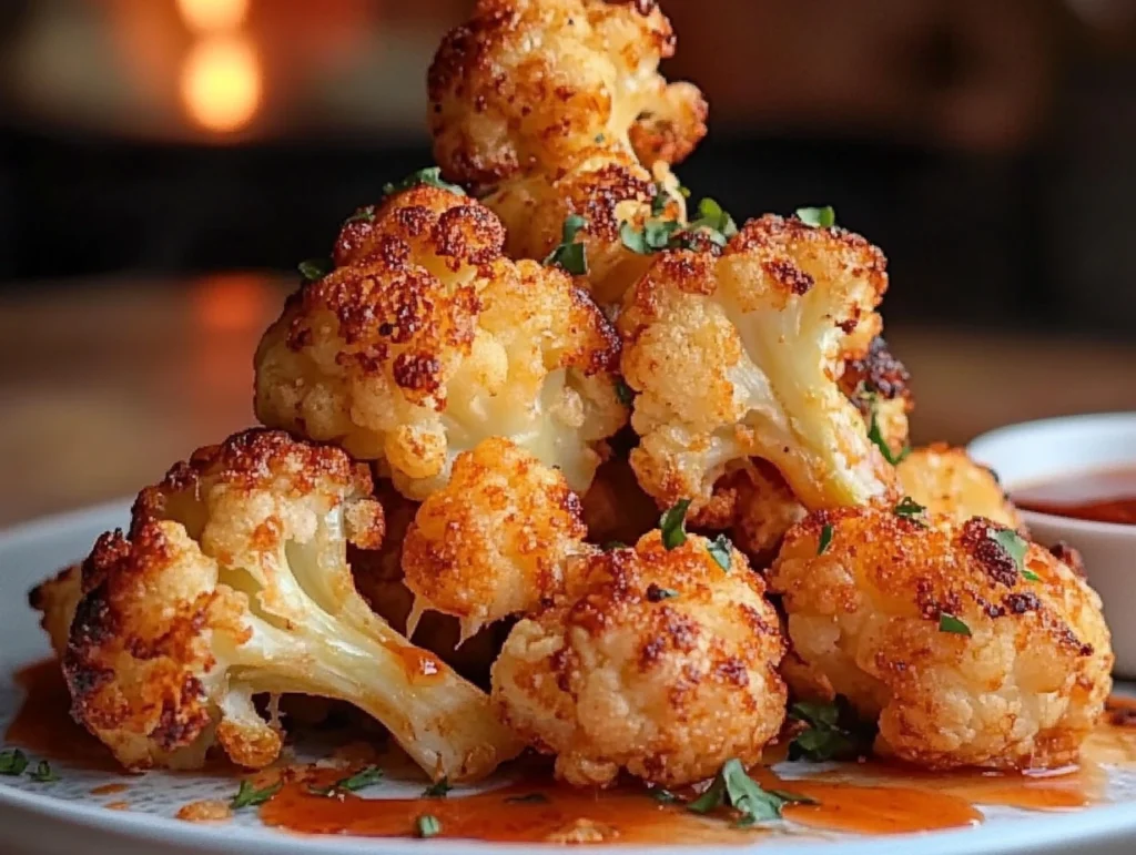 Crispy baked cauliflower